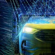 Energy-efficient car wash with water recycling and solar panels